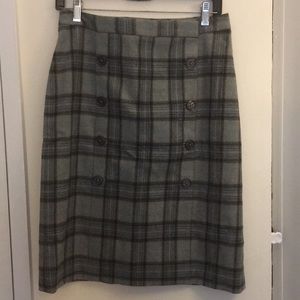 Brooks Brother Wool Plaid Skirt